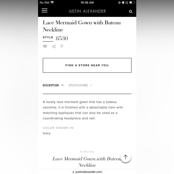 Justin Alexander Wedding Gown - Picture 3 of 10